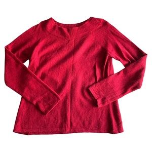 Sarah Spencer Vintage Red Lambs Wool & Angora Rabbit Blend Sweater Women’s XL